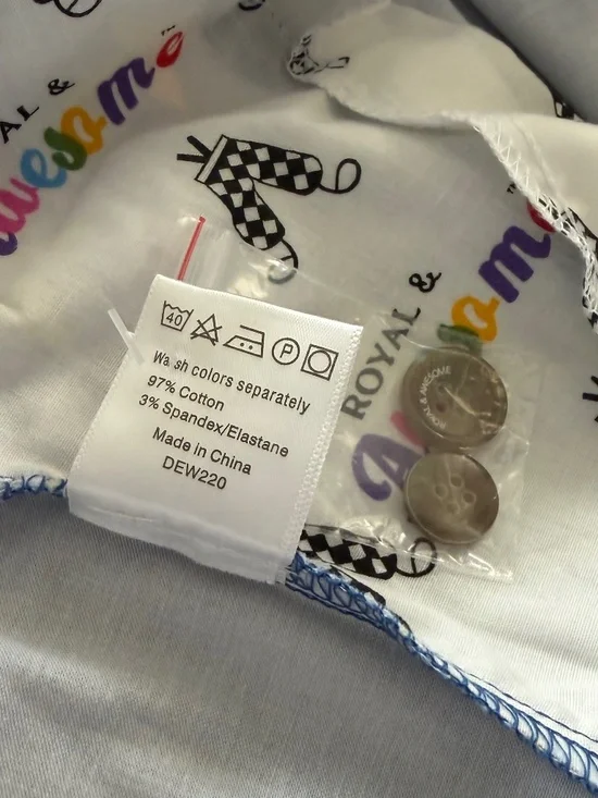 Royal and Awesome Men's Golf Shorts, Eurostar, Ryder Cup Theme, Size 44, NWT - Picture 6 of 7